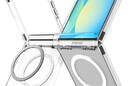 Spigen Ultra Hybrid Pro Mag MagSafe - Etui do Samsung Galaxy Z Flip 7 (Clear/White) - zdjęcie 2