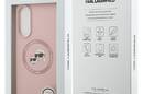 Karl Lagerfeld Silicone Double Heads And Circle MagSafe - Etui Samsung Galaxy S25 Edge (różowy) - zdjęcie 8