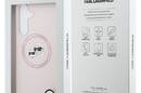 Karl Lagerfeld Silicone Karl & Choupette Heads MagSafe - Etui Samsung Galaxy S25 FE (różowy) - zdjęcie 8