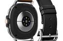 Spigen Enzo - Pasek z naturalnej skóry do Samsung Galaxy Watch 8 / 8 Classic 40 / 44 / 46 mm (Black) - zdjęcie 4