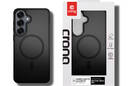 Crong Hybrid Matte Magnetic - Etui MagSafe Samsung Galaxy S25 (czarny) - zdjęcie 6