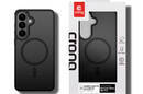 Crong Hybrid Matte Magnetic - Etui MagSafe Samsung Galaxy S26+ (czarny) - zdjęcie 5