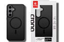Crong Hybrid Matte Magnetic - Etui MagSafe Samsung Galaxy S24 FE (czarny) - zdjęcie 6