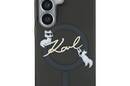 Karl Lagerfeld IML KC Script MagSafe - Etui Samsung Galaxy S26 (czarny) - zdjęcie 3
