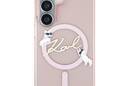 Karl Lagerfeld IML KC Script MagSafe - Etui Samsung Galaxy S26 (różowy) - zdjęcie 3