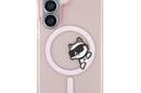 Karl Lagerfeld IML Peekaboo Choupette MagSafe - Etui Samsung Galaxy S26 (różowy) - zdjęcie 3