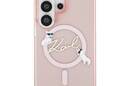 Karl Lagerfeld IML KC Script MagSafe - Etui Samsung Galaxy S26 Ultra (różowy) - zdjęcie 3