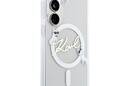 Karl Lagerfeld IML KC Script MagSafe - Etui Samsung Galaxy S26 (przezroczysty) - zdjęcie 4