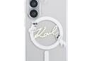 Karl Lagerfeld IML KC Script MagSafe - Etui Samsung Galaxy S26 (przezroczysty) - zdjęcie 3