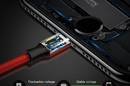 Baseus Rapid - Kabel połączeniowy 3w1, 2 x Lightning + USB + micro USB, 1.2 m (czerwony) - zdjęcie 5