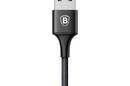 Baseus Rapid - Kabel połączeniowy 3w1, Lightning + USB-C + micro USB, 1.2 m (srebrny/czarny) - zdjęcie 12