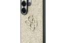 Guess Fixed Glitter Big 4G Metal Logo - Etui Samsung Galaxy S26 Ultra (złoty) - zdjęcie 2
