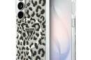 Guess IML Leopard Print Triangle MagSafe - Etui Samsung Galaxy S26 (czarny) - zdjęcie 1