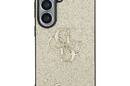 Guess Fixed Glitter Big 4G Metal Logo - Etui Samsung Galaxy S26 (złoty) - zdjęcie 3