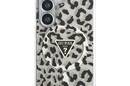 Guess IML Leopard Print Triangle MagSafe - Etui Samsung Galaxy S26 (czarny) - zdjęcie 3