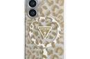 Guess IML Leopard Print Triangle MagSafe - Etui Samsung Galaxy S26 (bršzowy) - zdjęcie 3