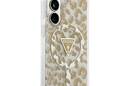 Guess IML Leopard Print Triangle MagSafe - Etui Samsung Galaxy S26 (bršzowy) - zdjęcie 4
