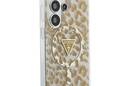 Guess IML Leopard Print Triangle MagSafe - Etui Samsung Galaxy S26 Ultra (bršzowy) - zdjęcie 4