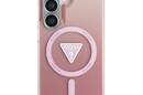 Guess IML Gradient Triangle MagSafe - Etui Samsung Galaxy S26 (różowy) - zdjęcie 3