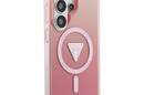 Guess IML Gradient Triangle MagSafe - Etui Samsung Galaxy S26 Ultra (różowy) - zdjęcie 4