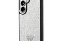 Guess Fixed Glitter Triangle MagSafe - Etui Samsung Galaxy S26 (srebrny) - zdjęcie 2