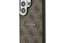 Guess 4G Embossed Ring MagSafe - Etui Samsung Galaxy S26 Ultra (bršzowy) - zdjęcie 2