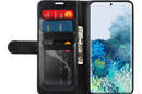 Crong Booklet Wallet - Etui Samsung Galaxy S20 z kieszeniami + funkcja podstawki (czarny) - zdjęcie 1