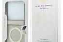 Guess Magnetic Ring Stand Grained Classic Logo MagSafe - Etui Samsung Galaxy Z Flip 8 (beżowy) - zdjęcie 7