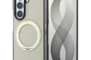 Guess Magnetic Ring Stand Grained Classic Logo MagSafe - Etui Samsung Galaxy Z Fold 8 Ultra (beżowy) - zdjęcie 2