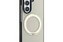 Guess Magnetic Ring Stand Grained Classic Logo MagSafe - Etui Samsung Galaxy Z Fold 8 Ultra (beżowy) - zdjęcie 4