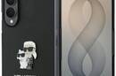 Karl Lagerfeld Saffiano Karl & Choupette Pin - Etui Samsung Galaxy Z Fold 8 (czarny) - zdjęcie 1