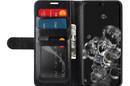 Crong Booklet Wallet - Etui Samsung Galaxy S20 Ultra z kieszeniami + funkcja podstawki (czarny) - zdjęcie 3