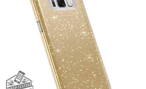 Speck Presidio Clear with Glitter - Etui Samsung Galaxy S8+ (Gold Glitter/Clear) - zdjęcie 1