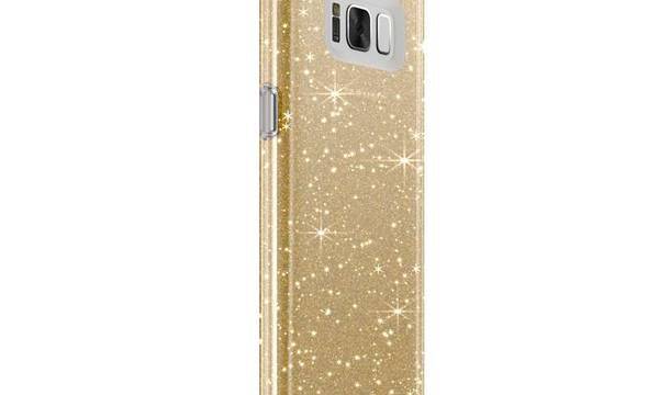 Speck Presidio Clear with Glitter - Etui Samsung Galaxy S8+ (Gold Glitter/Clear) - zdjęcie 6