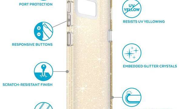 Speck Presidio Clear with Glitter - Etui Samsung Galaxy S8+ (Gold Glitter/Clear) - zdjęcie 13