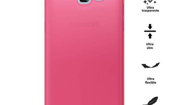 PURO 0.3 Nude - Etui Samsung Galaxy A3 (2017) (Fluo Pink) - zdjęcie 1