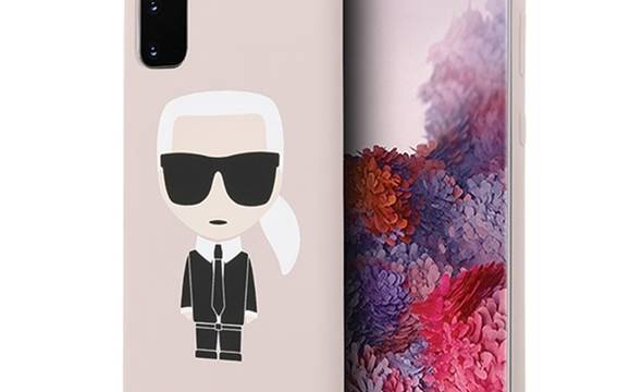 Karl Lagerfeld Fullbody Silicone Iconic - Etui Samsung Galaxy S20 (Pink) - zdjęcie 1