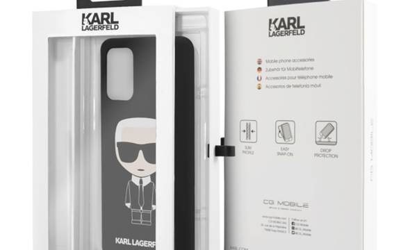 Karl Lagerfeld Fullbody Silicone Iconic - Etui Samsung Galaxy S20+ (Black) - zdjęcie 5