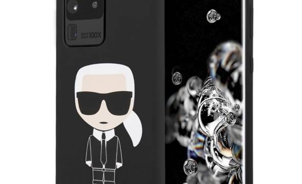 Karl Lagerfeld Fullbody Silicone Iconic - Etui Samsung Galaxy S20 Ultra (Black) - zdjęcie 1