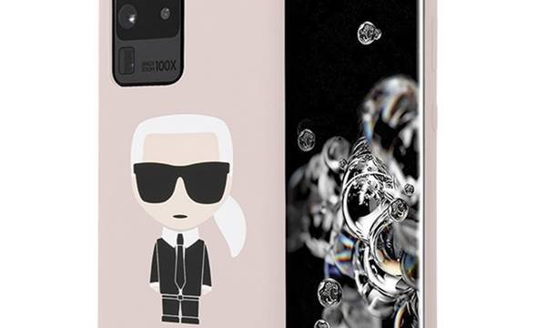 Karl Lagerfeld Fullbody Silicone Iconic - Etui Samsung Galaxy S20 Ultra (Pink) - zdjęcie 1