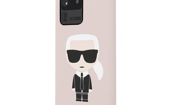 Karl Lagerfeld Fullbody Silicone Iconic - Etui Samsung Galaxy S20 Ultra (Pink) - zdjęcie 2