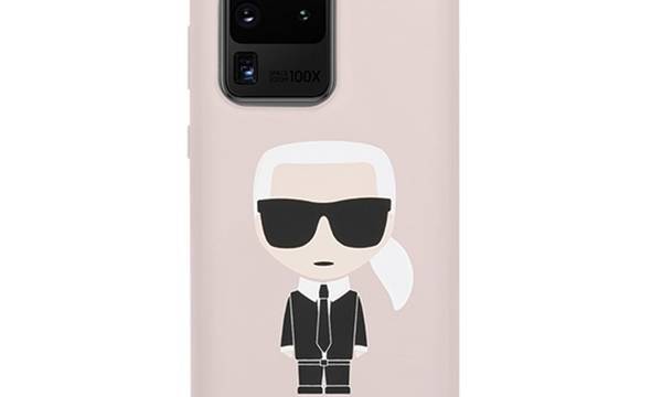 Karl Lagerfeld Fullbody Silicone Iconic - Etui Samsung Galaxy S20 Ultra (Pink) - zdjęcie 5