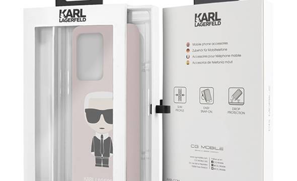 Karl Lagerfeld Fullbody Silicone Iconic - Etui Samsung Galaxy S20 Ultra (Pink) - zdjęcie 7
