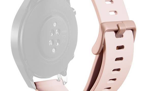 PURO ICON Multibrand Wristband – Uniwersalny pasek smartwatch 20 mm (S/M & M/L) (piaskowy róż) - zdjęcie 1