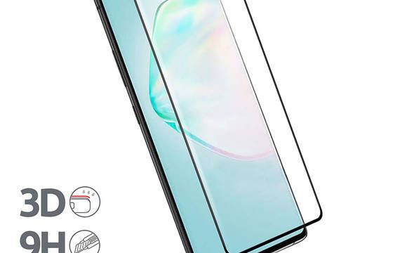 Crong 3D Armour Glass – Szkło hartowane 9H na cały ekran Samsung Galaxy A91 / S10 Lite - zdjęcie 1