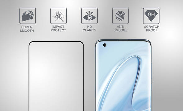 Crong 3D Armour Glass – Szkło hartowane 9H na cały ekran Xiaomi Mi 10 / Mi 10 Pro - zdjęcie 4