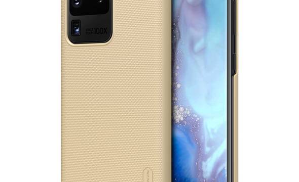 Nillkin Super Frosted Shield - Etui Samsung Galaxy S20 Ultra (Golden) - zdjęcie 1