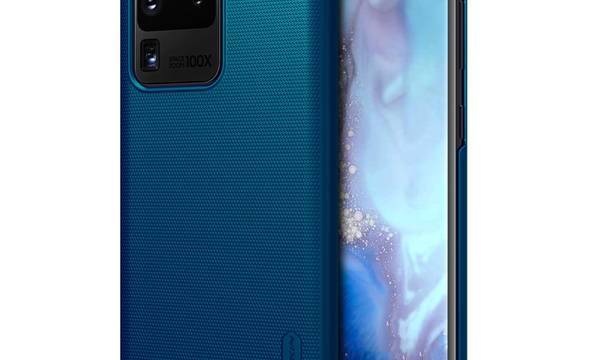 Nillkin Super Frosted Shield - Etui Samsung Galaxy S20 Ultra (Peacock Blue) - zdjęcie 1