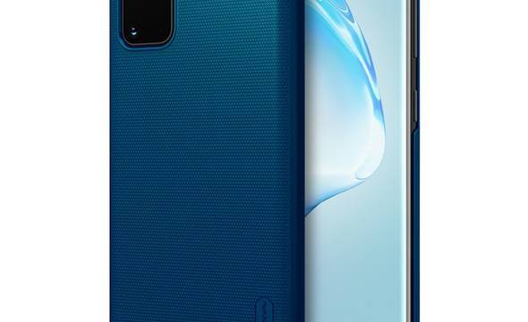 Nillkin Super Frosted Shield - Etui Samsung Galaxy S20+ (Peacock Blue) - zdjęcie 1