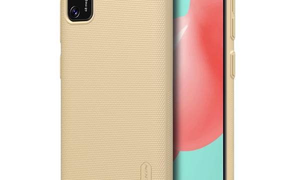 Nillkin Super Frosted Shield - Etui Samsung Galaxy A41 (Golden) - zdjęcie 1